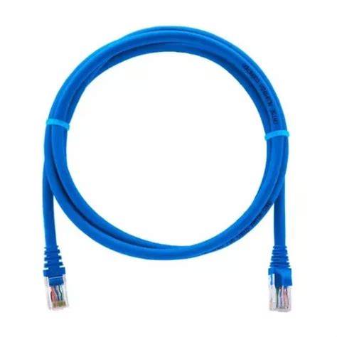 Cabo De Rede Patch Cord 10 Metros Cat5e Utp Cca Azul MercadoLivre