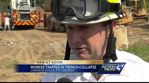 Trapped Worker Rescued From Trench In Lawrenceville Youtube