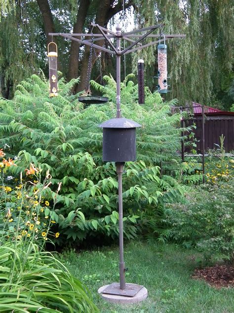 How To Build A Bird Feeder Pole Bird Feeder Poles Diy Bird Feeder Bird Feeders