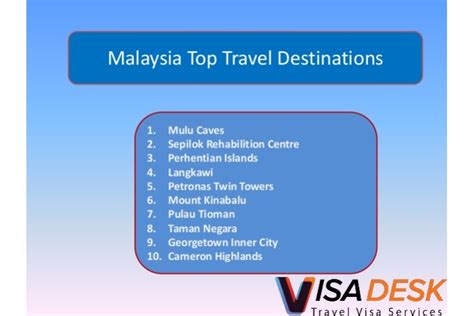 Tourist Visa Malaysia Requirements