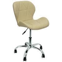 Cadeira Office Slim até Kg Nude KaBuM