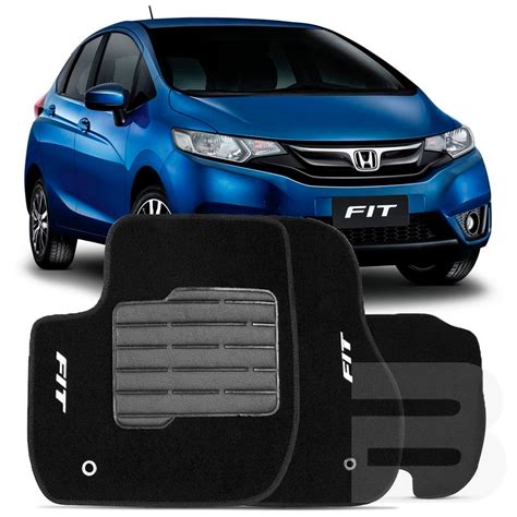 Tapete Carpete Confort Novo Honda Fit Pe As R