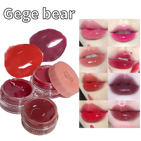 Gege Bear Canned Jam Lip Gloss L Bio Dente Hidratante E Leo Para