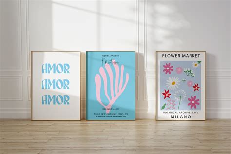 Bundle 3 Matisse Art Prints Matisse Blumenmarkt Matisse Blau Kunstdruck