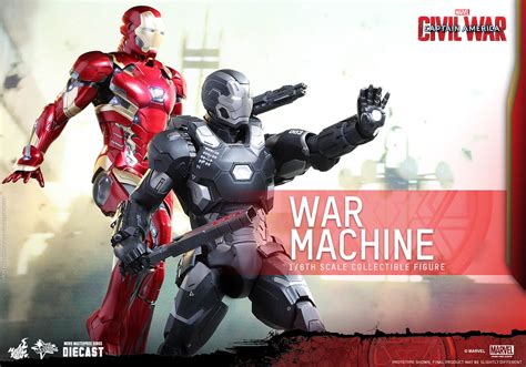 Hot Toys MMS D 美國隊長 英雄內戰戰爭機器 比例可動合金人偶作品 War Machine