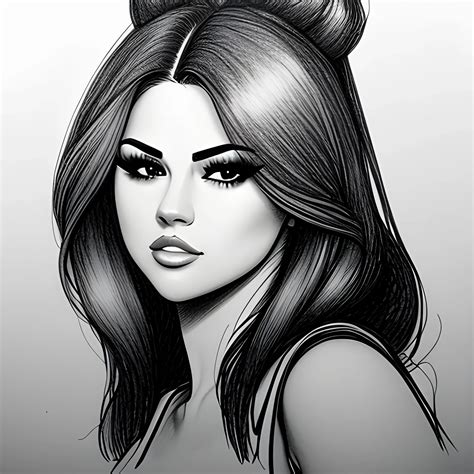 Update 138 Selena Gomez Drawing Best Vn