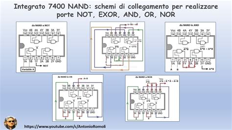 Elettronica Circuito Integrato Porte Nand Youtube