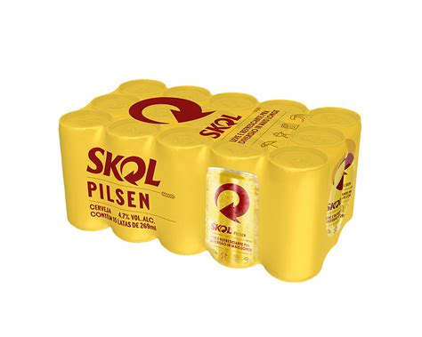 Pack Cervejas Skol Ml