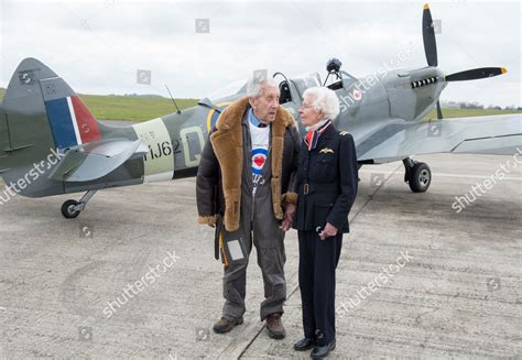 Raf Ww Veterans Spitfire Pilot Allan Editorial Stock Photo Stock