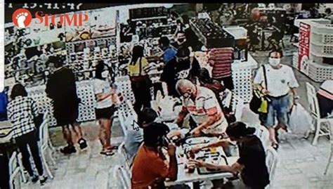 Man disappears with couple's groceries at Tampines Mall food court ...