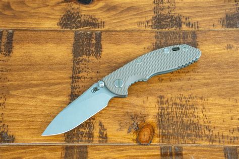 XM 18 3 Non Flipper Slicer Battle Bronze FDE G10 Rick Hinderer Knives