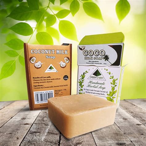 Coco Milk Soap 100g - Mix of coconut oil and coconut milk in coco milk ...