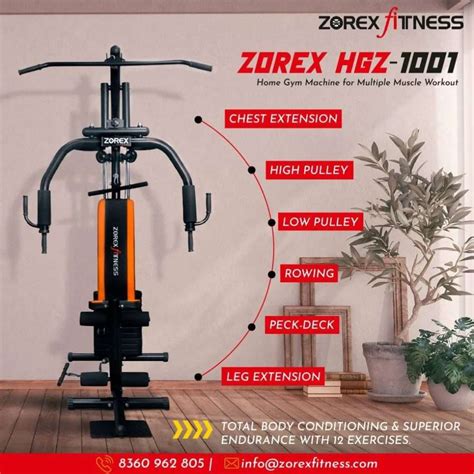 Zorex HGZ 1001 Multi Gym Machine For Home At Best Price In India Round