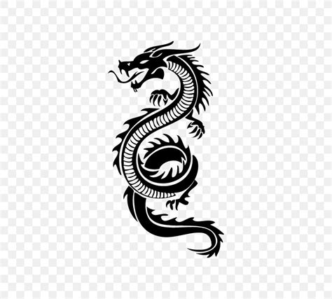 Tattoo Chinese Dragon, PNG, 740x740px, Tattoo, Black And White, Chinese ...