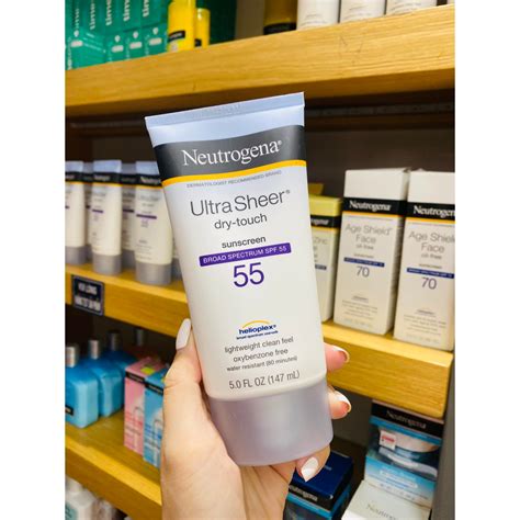 Kem Chống Nắng Neutrogena Ultra Sheer Spf 55 147ml Shopee Việt Nam