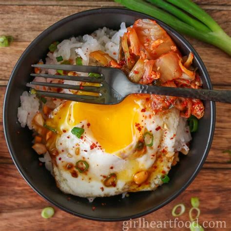 Egg and Rice Bowl Recipe | Girl Heart Food®