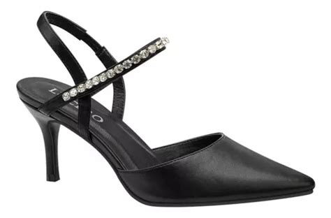 Zapatilla Dama Lucero Para Vestir En Negro Y Nude Envío gratis