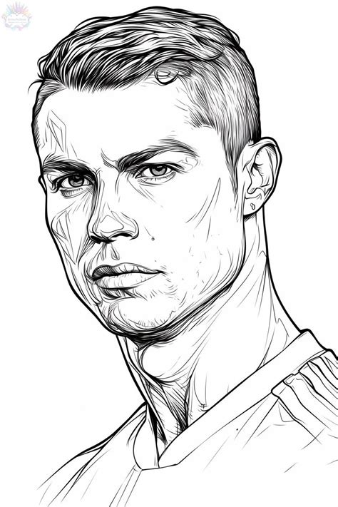 Cristiano Ronaldo Para Colorir São 20 Desenhos Para Imprimir Body