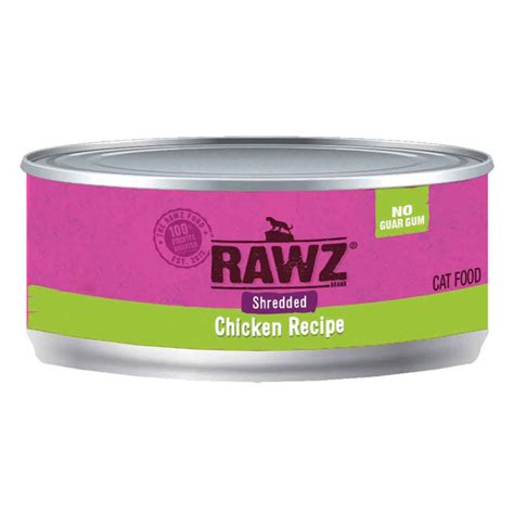 Rawz Cat Food - Chicken - Shredded - 3 oz