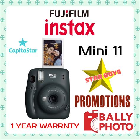 Fujifilm Fuji Instax Mini 11 Instant Camera Gray Only Photography