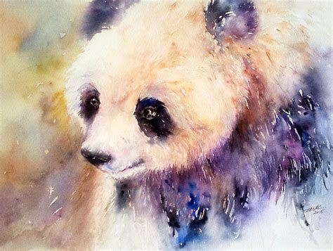 Petunia The Panda Painting By Arti Chauhan Fine Art America