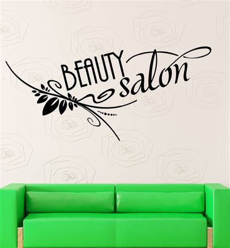 Vinyl Decal Beauty Salon Quote Wall Sticker Spa Hair Stylist Hairdress