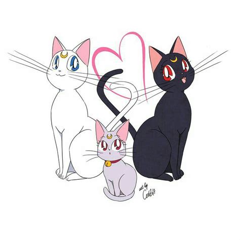 Pin De Luna En Luna Gato De Sailor Moon Dibujos Animados Bonitos