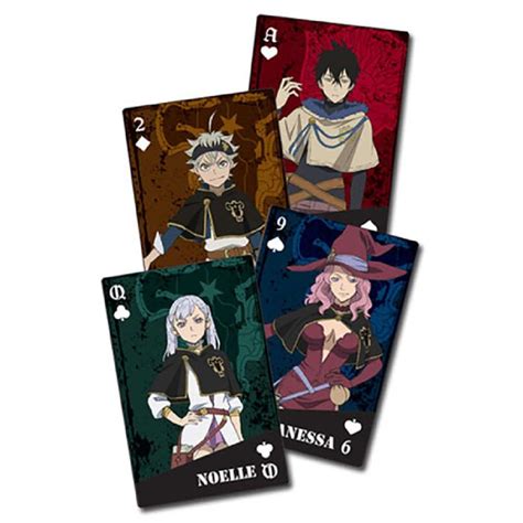 Buy Black Clover Anime Group Playing Cards Online at desertcartSri Lanka