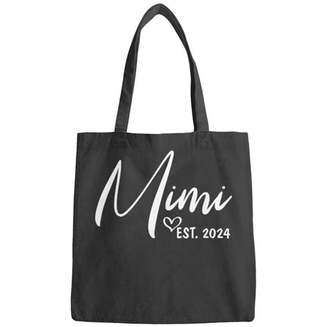 Womens Mimi Est 2024 Soon To Be Grandma Pregnancy Announcement Bags