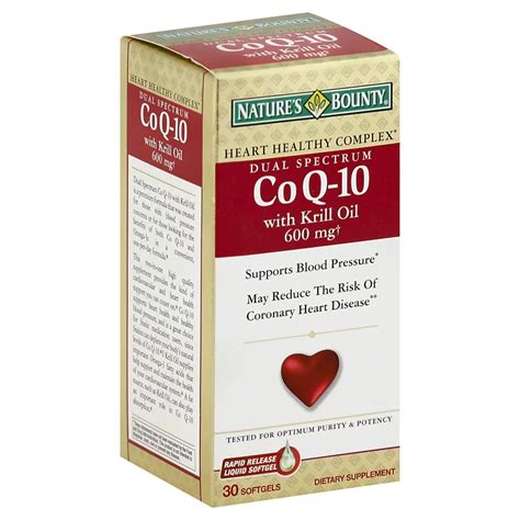 Nature's Bounty COQ10 With Krill Oil - Shop Diet & Fitness at H-E-B