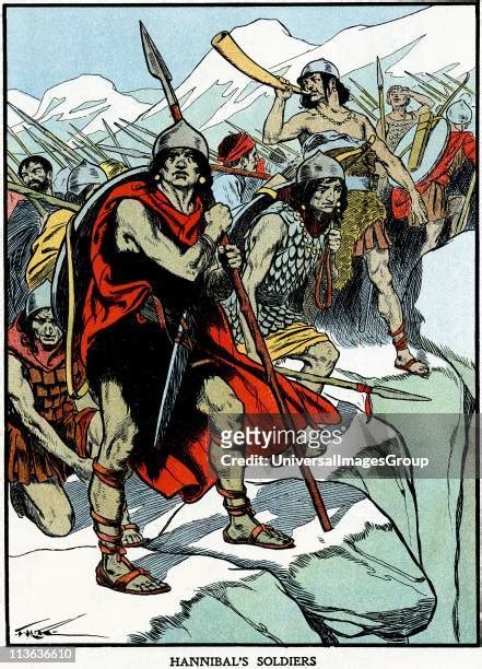 35 Hannibal And His Army Crossing The Alps Stock Photos High Res