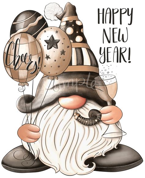 Flirty Happy New Year Clip Art