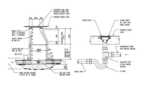 Brick Inspection Chamber Drawing Howtobetteryourselfasateen