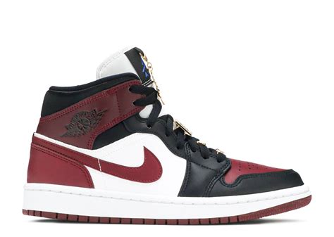 Nike Air Jordan 1 Mid SE Black Dark Beetroot Sutore