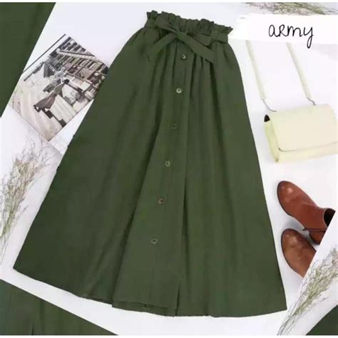 Jual Rok Kancing Viral Tik Tok Shopee Indonesia