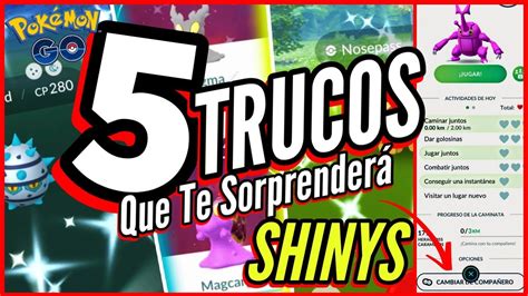 TOP 5 Mejores TRUCOS Que NO CONOCES Para CONSEGUIR SHINYS En Pokemon