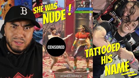 Street Fighter Tournament Host Forgets To Turn Off His Nude Mods FGC