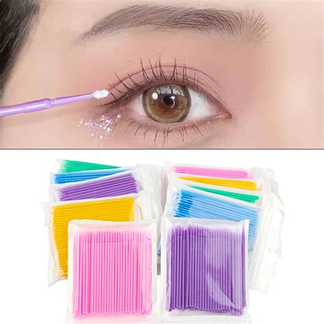 Disposable Pcs Eyelash Brushes Mini Eyelashes Extension Brushes Make