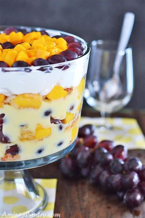 Fruit Trifle Recipe | Amira's Pantry