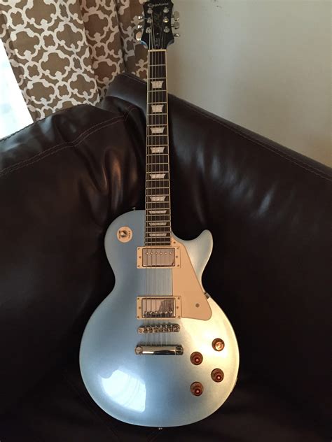 Sold Epiphone Les Paul Standard In Pelham Blue