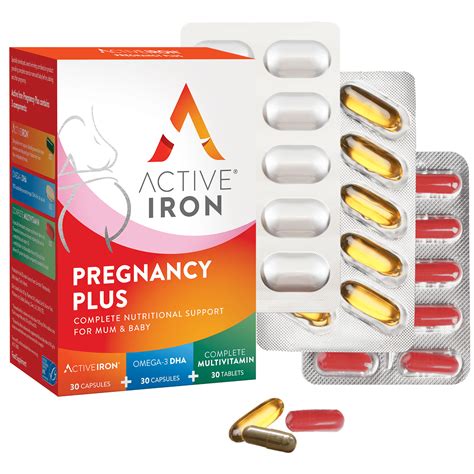 Buy Active Iron Pregnancy Plus 25mg Iron With Omega 3