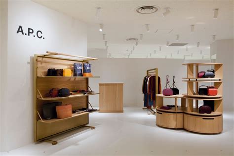 Kyoto A P C Shop In Shop Opening Superfuture Shop Interiors