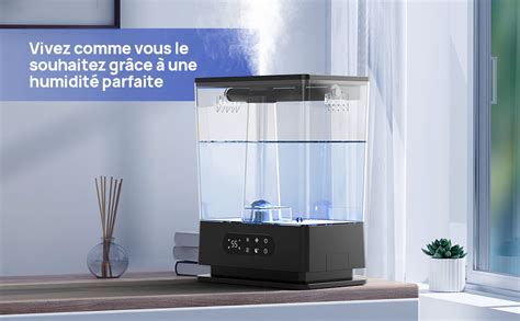 Conopu Humidificateur Dair 65l De Chambre à Ultrasons Pour Huiles Essentielles Humidité