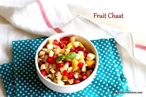 Fruit Chaat Jeyashri S Kitchen