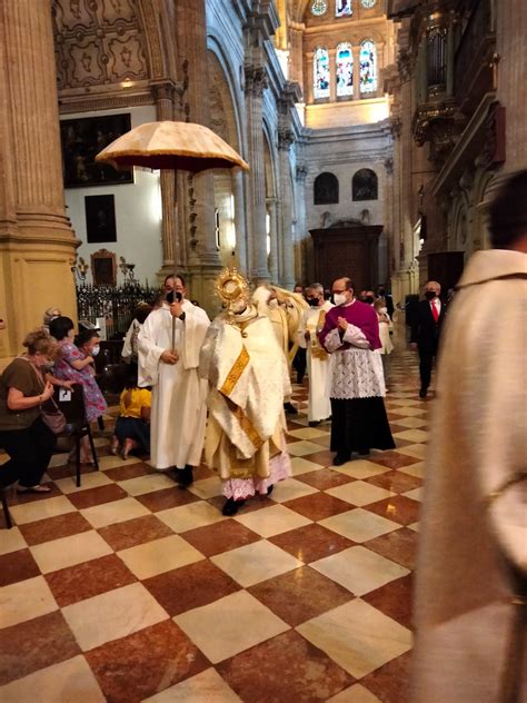 Celebración Corpus Christi Agrupación Hermandades de Gloria de Málaga