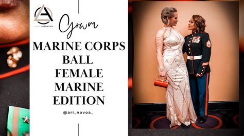 Grwm Marine Corps Ball New Female Marine Dress Blueshow To Set Up Your Dress Bluesmilitary