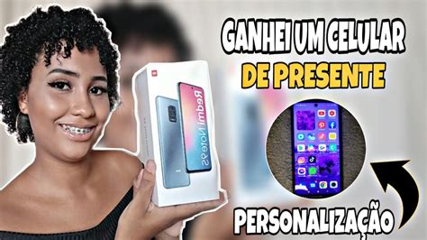 GANHEI UM CELULAR DE PRESENTE DE ANIVERSÁRIO ANTECIPADO