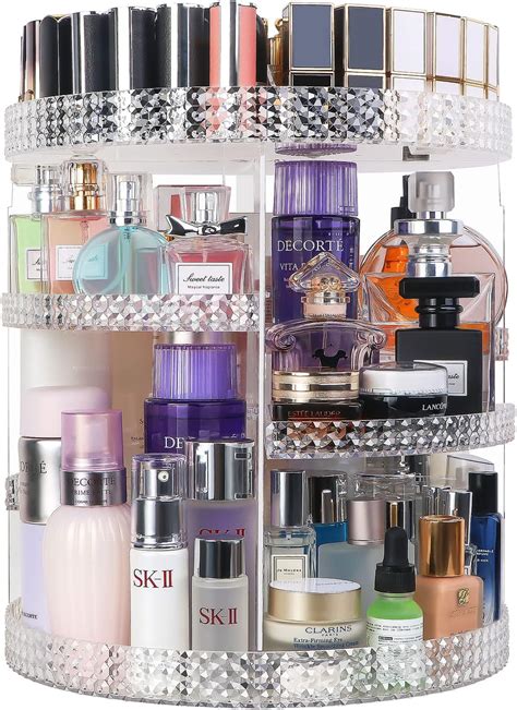 Amazon Ameitech Makeup Organizer Degree Rotating Adjustable