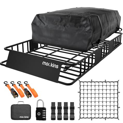 Buy Mockins X X Heavy Duty Roof Rack Basket W Cu Ft Car