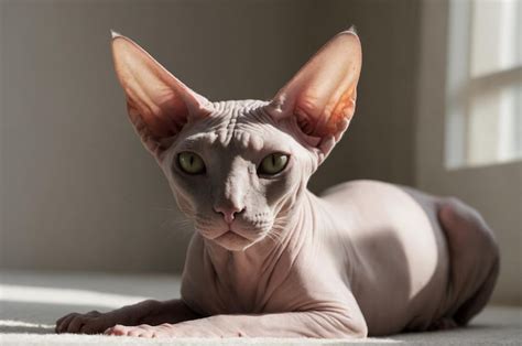 Premium Photo Sphynx Cats Elegant Pose Captured